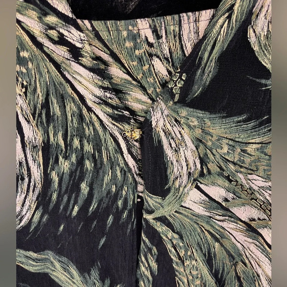 VTG J RIBKOFF COUTURE EVENING DRESS AND BOLERO size 12 women’s multicolored - Picture 4 of 10